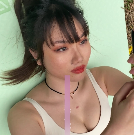 美女穿着白色紧身长裤展示翘臀和长腿的视频，高清画质，文件大小为10.4G，可通过百度云下载。