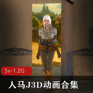 人马J3D动画合集：6V-5.2G，时长一小时十分钟，售价12-20美金